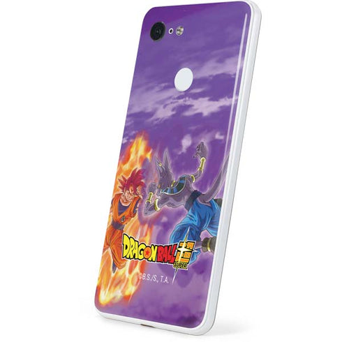 Dragon Ball Super Goku vs Beerus Google Pixel 3 Skin